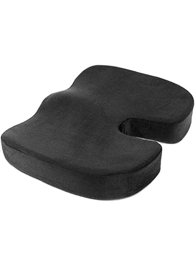 Medical Coccyx Seat Cushion - Memory Foam with Anti-Slip Bottom - Relief from Tailbone Pain & Sciatica - Perfect Support for Daily Use - Image 1