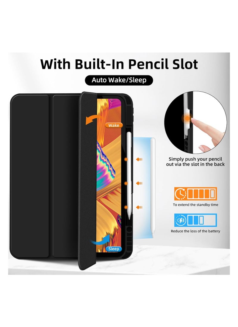 General Case for iPad Pro  2024, Soft TPU Silicone Scratch and Drop Resistant with Pencil Holder (Case + Screen Protector + Camera Lens Protector)  - Image 3