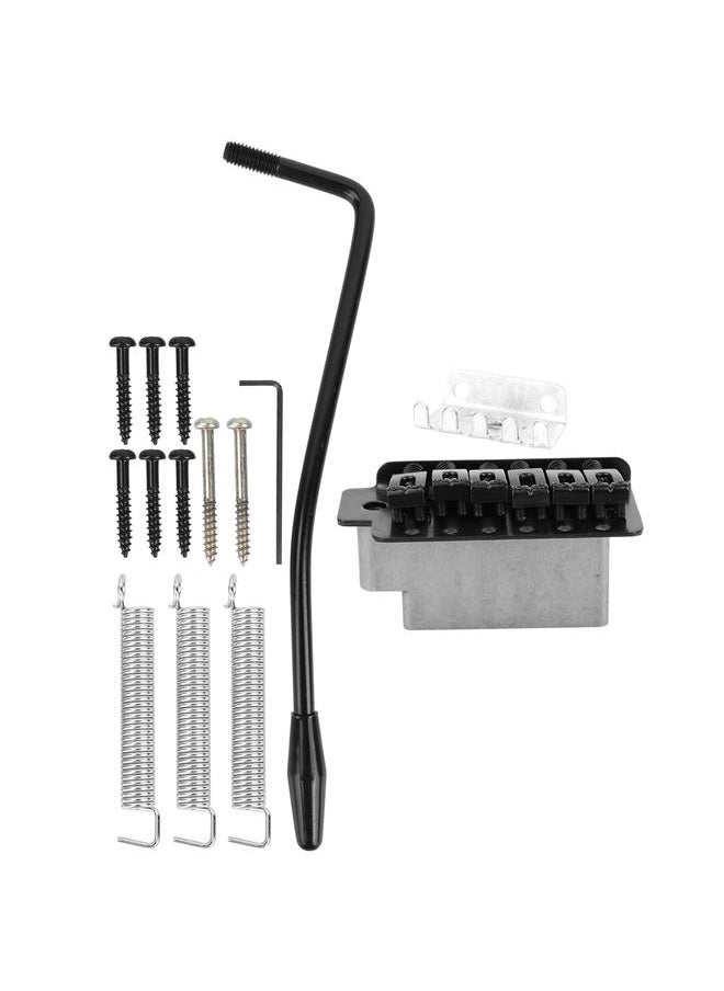 Thoraya - Electrical Guitar Tremolo Bridge for Stratocaster Style Guitar with Saddle(Black) - Image 1