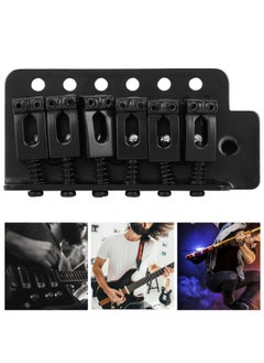 Thoraya Electrical Guitar Tremolo Bridge for Stratocaster Style Guitar with Saddle(Black)  - Image 5