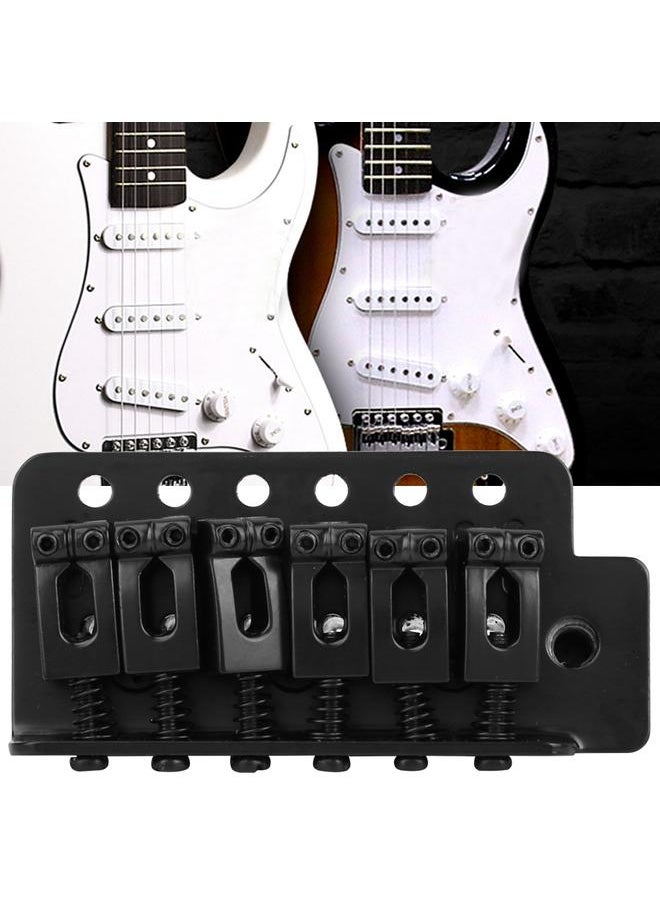 Thoraya - Electrical Guitar Tremolo Bridge for Stratocaster Style Guitar with Saddle(Black) - Image 1