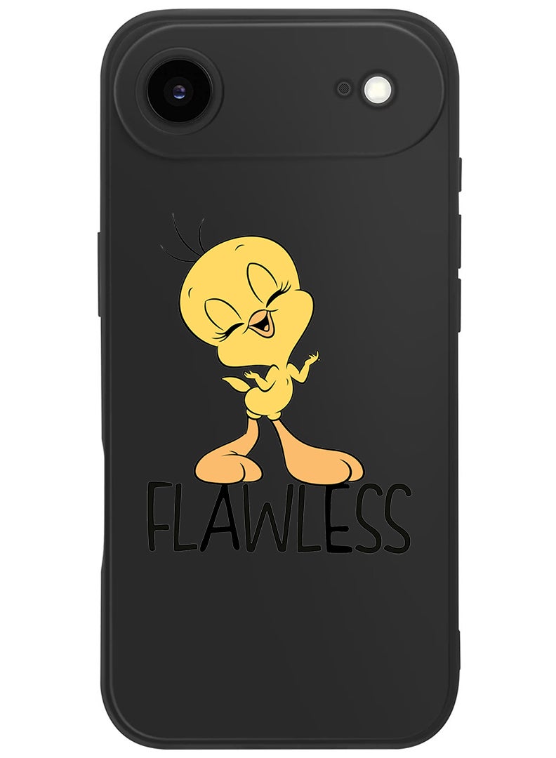 Theodor Protective Slim Fit Case Liquid Silicone Cover with Full Body Protection Anti-Scratch Shockproof Case For Apple iPhone 17 Air (Black) Flawless - Image 1