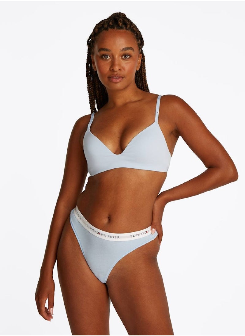 TOMMY HILFIGER Women's 3 Pack Thongs - Cotton, Multicolour  - Image 2