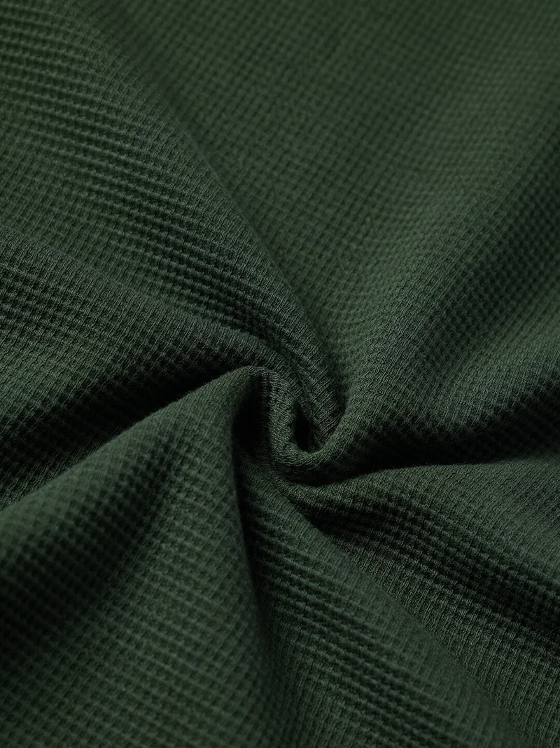 The Souled Store  The Souled Store: Forest Men and Boys Short Sleeve Spread Collar Forest Green Embroidered Cotton Blend Oversized Fit Breathable Stretchable Everyday All-Season Polo Shirts  | Best Price UAE