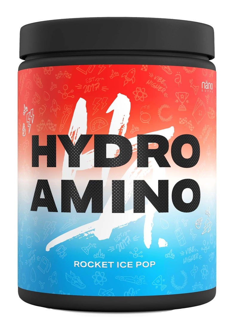 nano SUPPS Hydro Amino For Replenish Energy, Hydrate the Body, and Support Muscle Recovery - Rocket Ice Pop - (390 g) - Image 1