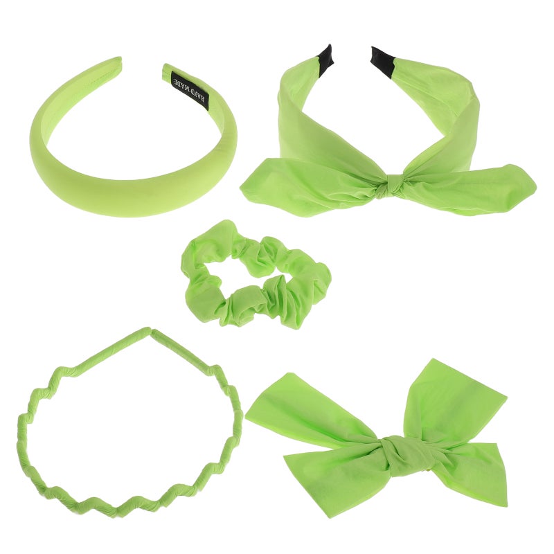 5pcs Hair Bands Set Includes Hair Ties Headbands And Hair Clip Hair Accessories For Washing Face Spa Skincare Salon Makeup - Image 4