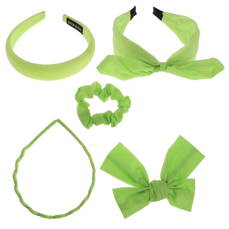 5pcs Hair Bands Set Includes Hair Ties Headbands And Hair Clip Hair Accessories For Washing Face Spa Skincare Salon Makeup - Image 1