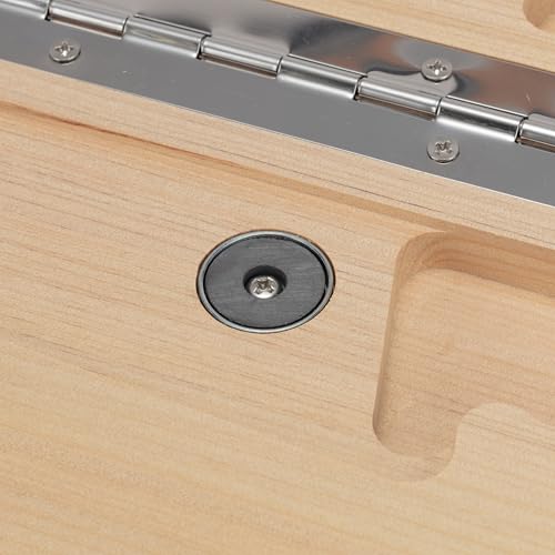 Snow Peak Cutting Board and Knife Set, Chopping Block, Foldable, Natural Birch Wood, Stainless Steel Knife, Camping, Picnic, Large - Image 3