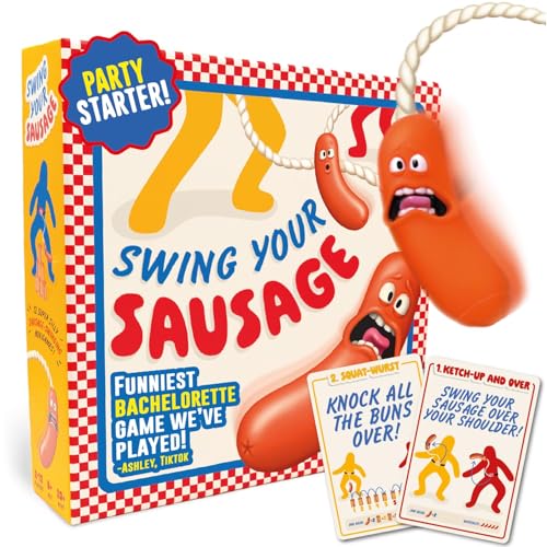 Lucky Egg Swing Your Sausage Hilarious Family Party Game Indoor Games for Adults and Kids Perfect for Family Gatherings Birthdays and Bachelorette Party Games for Adults Game Night - Image 1