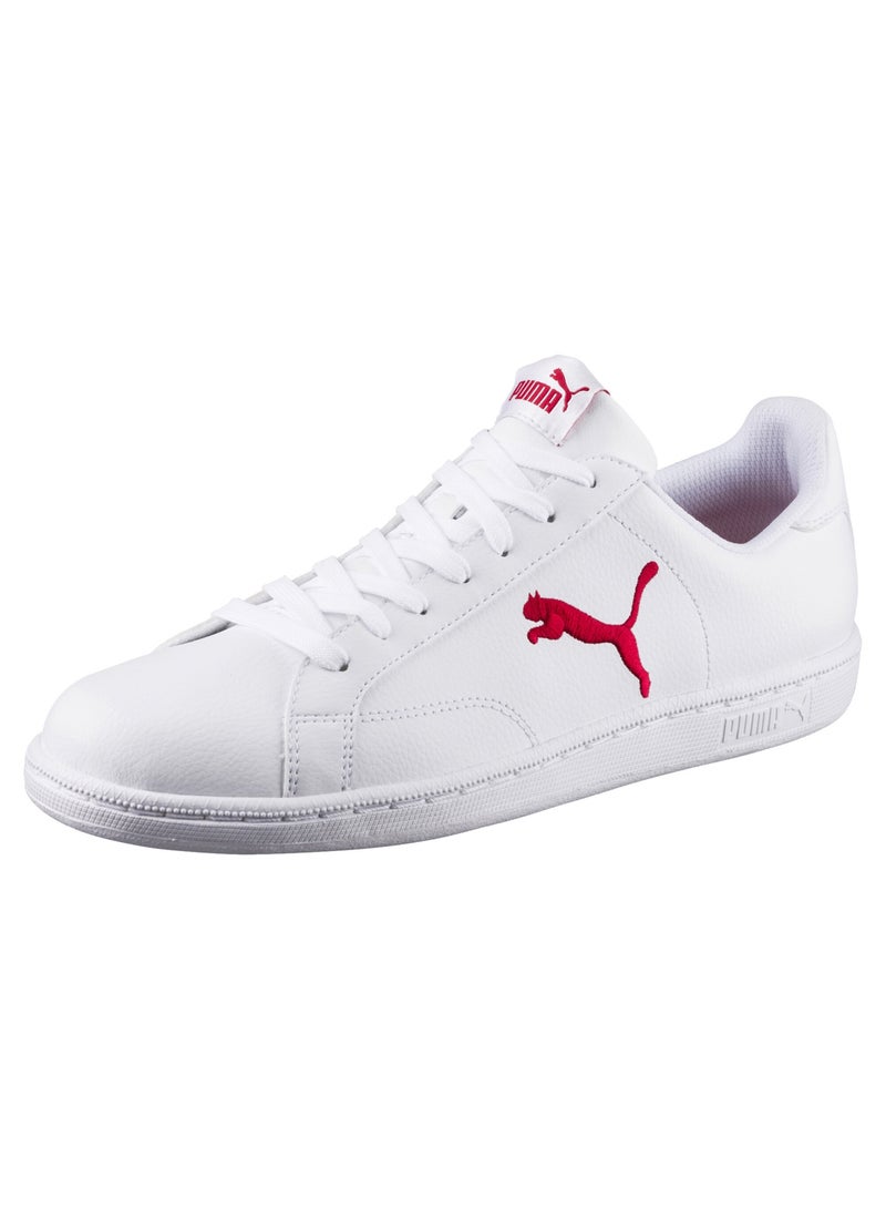 PUMA Smash Cat Unisex White Leather Trainers - Image 1