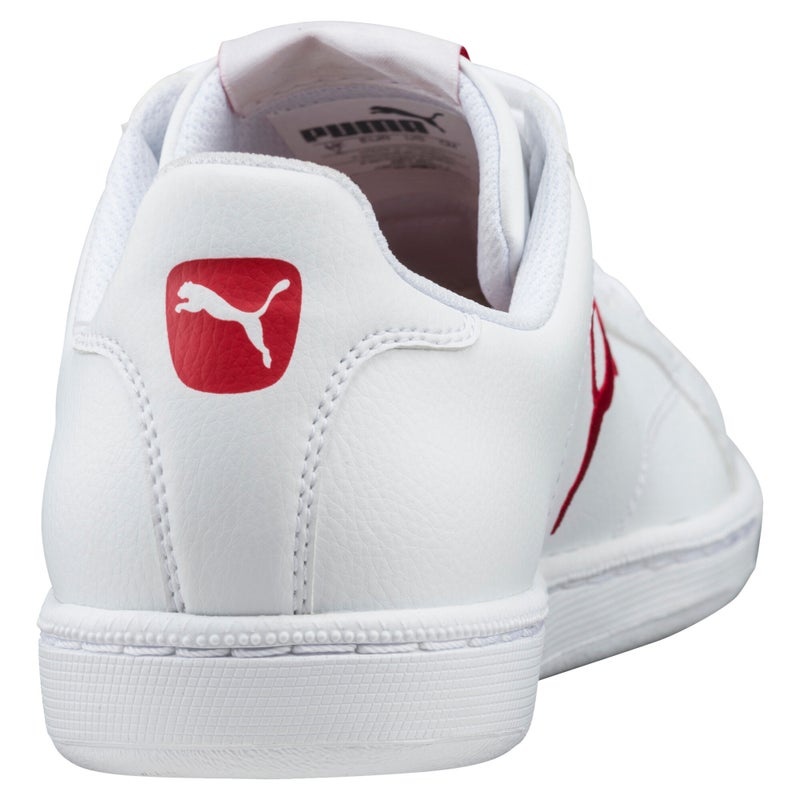 PUMA Smash Cat Unisex White Leather Trainers - Image 3