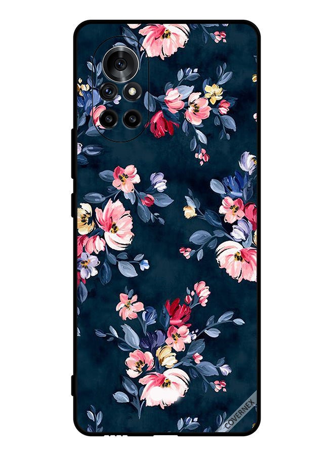 Covernex Protective Case Cover For Huawei Nova 8 5G Hand Painted Flowers - Image 1