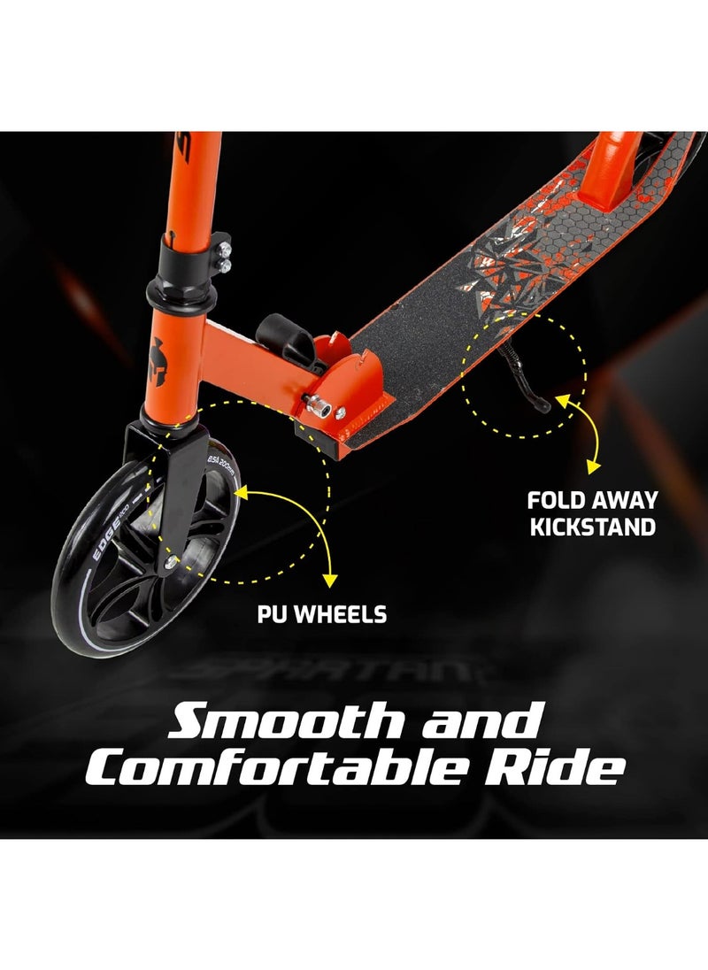 Spartan Spartan Edge Folding Scooters (200mm Orange)  - Image 4