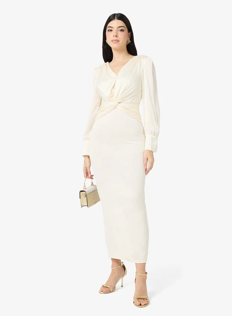 Ella Limited Edition  Sniched Waist Shift Dress for Women | Best Price UAE