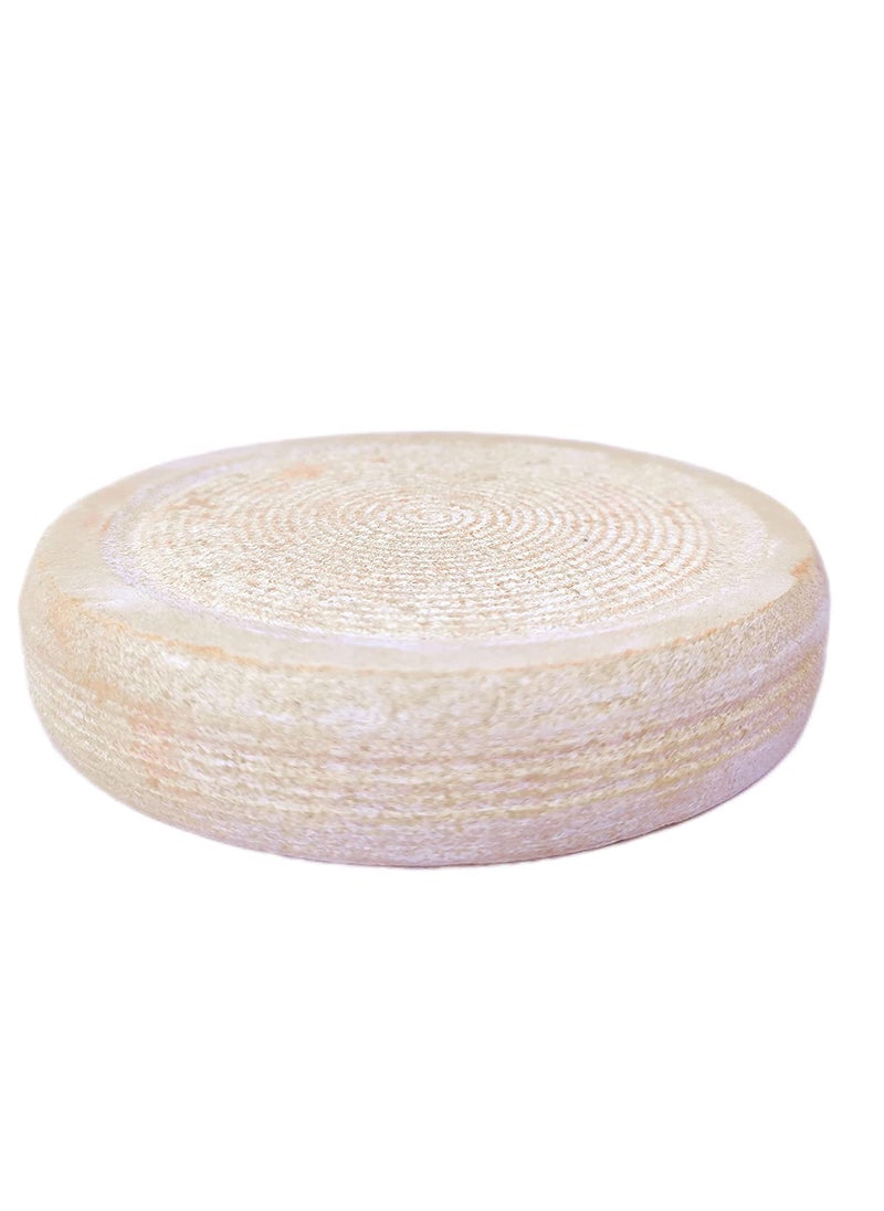 Raviour Lifestyle Raviour Lifestyle Stone Chandan rubbing chakla Pata for preparing Sandal Wood Paste and Kids ghutti and Herbal MedicineChandan Chakla 4 inch White  - Image 3