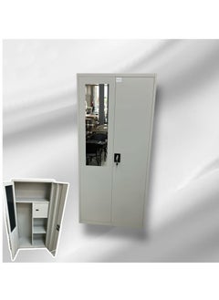 Metal 2 Door Wardrobe With Mirror - pzsku/Z524F35F2EC4E48C7D1B8Z/45/_/1728827239/3a7ac696-58cd-4aa8-bb84-5c618288b3e8