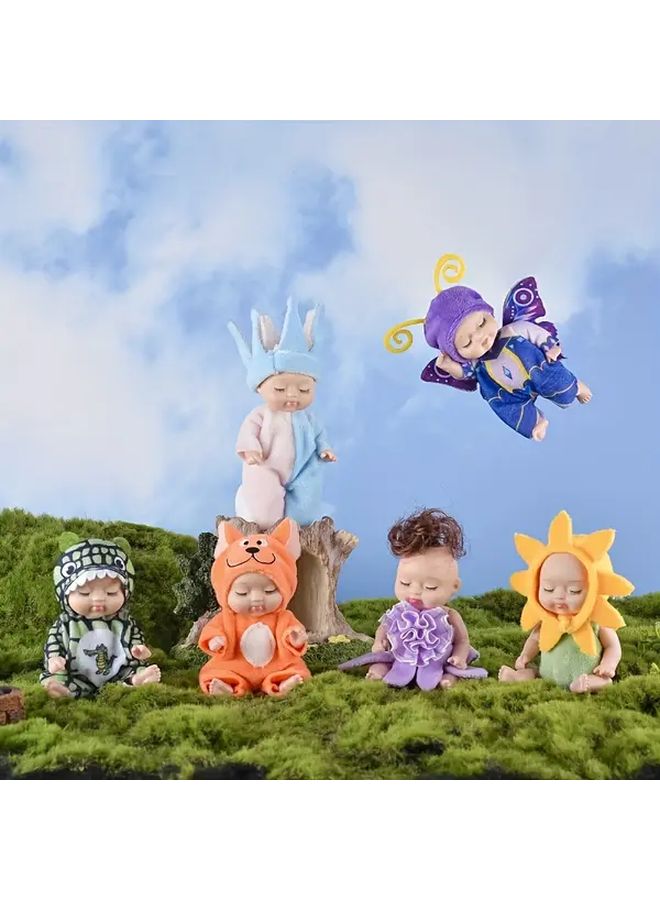 Green Princess Pretend Doll Adorable Animal Shaped Toy Perfect Gift for Birthday Halloween Christmas - Image 2