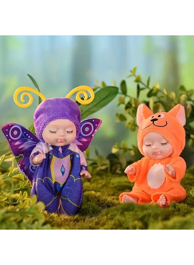 Green Princess Pretend Doll Adorable Animal Shaped Toy Perfect Gift for Birthday Halloween Christmas - Image 4