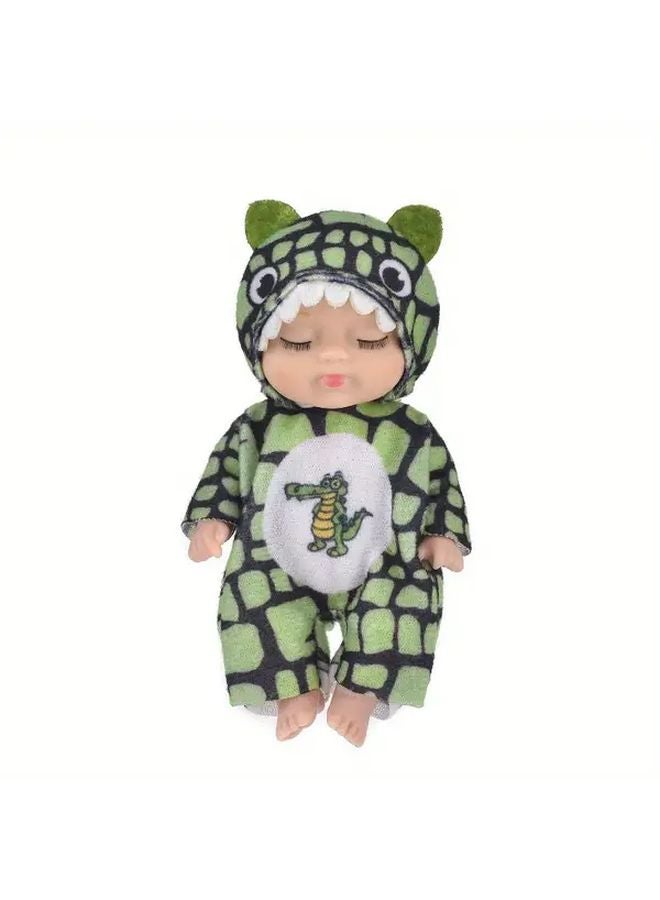 Green Princess Pretend Doll Adorable Animal Shaped Toy Perfect Gift for Birthday Halloween Christmas - Image 1