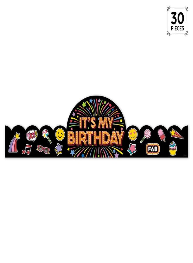 كريتيف تيتشنغ بريس تيجان عيد ميلاد سعيد من CTP Core Decor - 30 تاجًا قابلًا للتعديل في العبوة (#11015 Creative Teaching Press) - Image 2