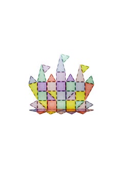 PicassoTiles Picasso Magnetic Pastel Glitter 48-Pieces | Building Blocks | Educational Toy Set | Construction Building Kit for Child Brain Development  - Image 4