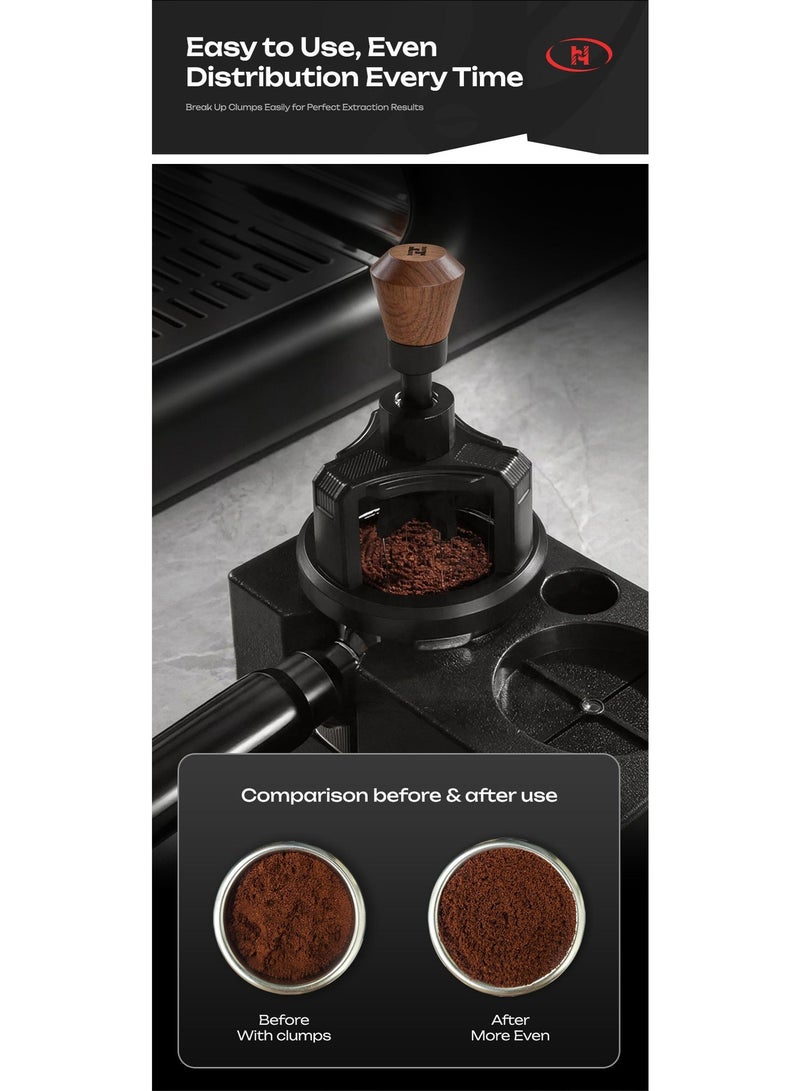 Hibrew 58mm Portable Coffee Distribution Needle Coffee Brewing Accessory Coffee Powder Distributor Suitable for Coffee Powder - Image 4