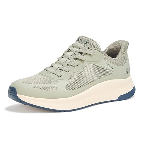 Skechers Hands Free Slip-ins - Bobs Sport Squad Chaos 4, OLV, 11 M Olive - Image 1