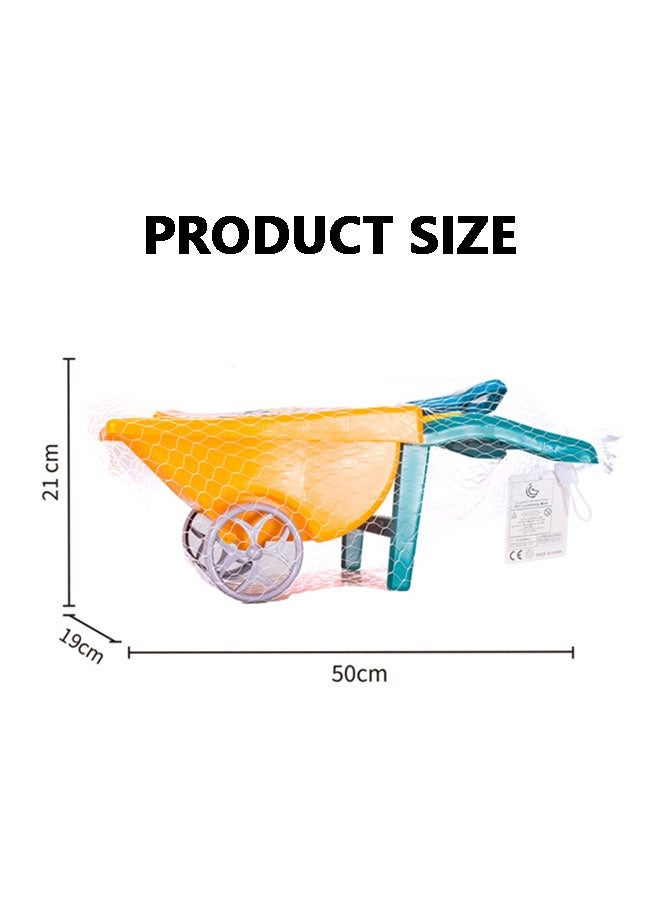 JSAITOYS 6pcs Set Plastic Trolley Play Toy Sand Bucket and Shovel Set Toy Summer Beach Outdoor Toys - Image 2