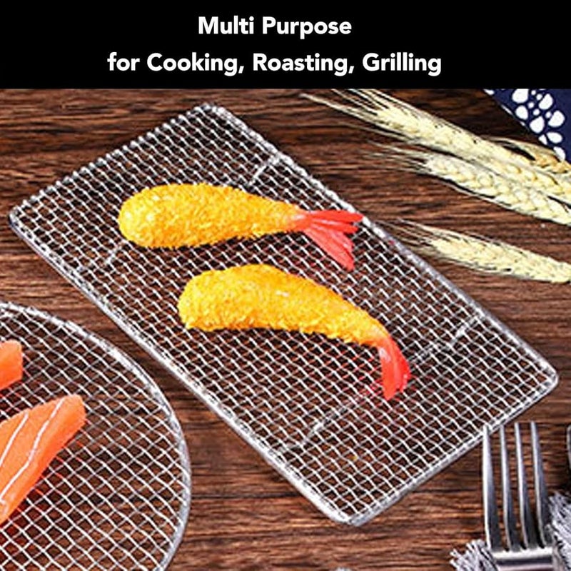 Heavy Duty Stainless Steel Baking Cooling Rack Rectangle 19 2CM for Oven Airflow Cooking Roasting Grilling - Image 3