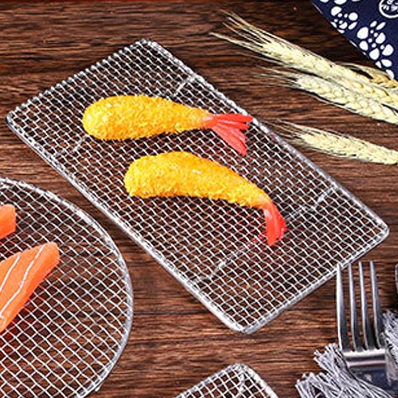 Heavy Duty Stainless Steel Baking Cooling Rack Rectangle 19 2CM for Oven Airflow Cooking Roasting Grilling - Image 4