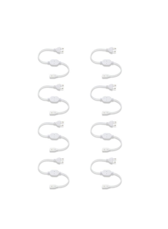 Murphy 220V AC PIN Connector/Adaptor/Cable for LED (SMD 2835-120 LED/Mtr.) Rope Light (Pack of 6) - Image 1