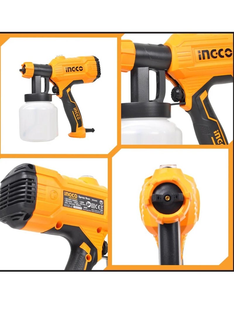 INGCO Industrial Electric Spray Gun 450W - SPG3508 - Image 2