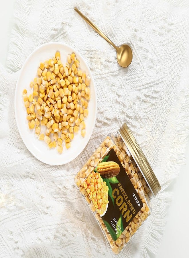 ULTHMOK Premium Freeze Dried Sweet Corn 7 Oz/199g,1 Ingredient, No Sugar Added. Frozen Dehydrated Corn, 100% Natural & Gluten Free & No Additives. - Image 4