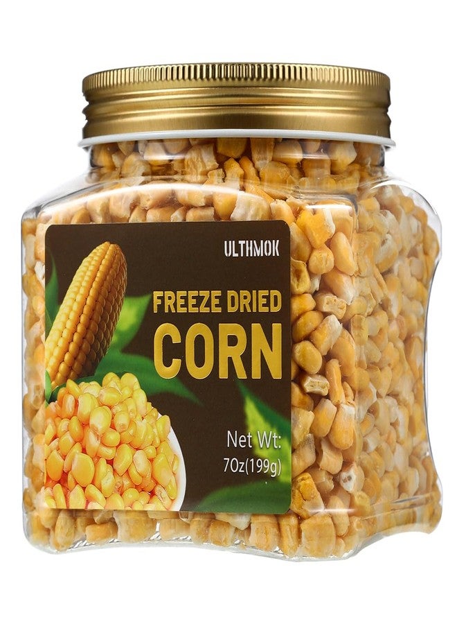 ULTHMOK Premium Freeze Dried Sweet Corn 7 Oz/199g,1 Ingredient, No Sugar Added. Frozen Dehydrated Corn, 100% Natural & Gluten Free & No Additives. - Image 1