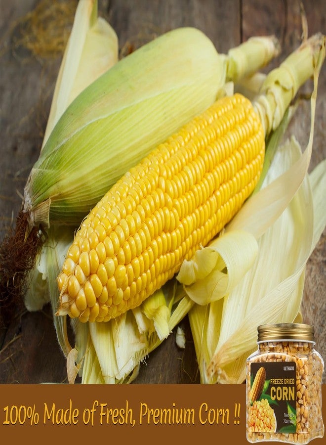ULTHMOK Premium Freeze Dried Sweet Corn 7 Oz/199g,1 Ingredient, No Sugar Added. Frozen Dehydrated Corn, 100% Natural & Gluten Free & No Additives. - Image 2