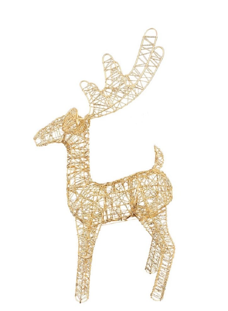 CHRISTMAS MAGIC Metal Reindeer Decoration 60cm - Image 1