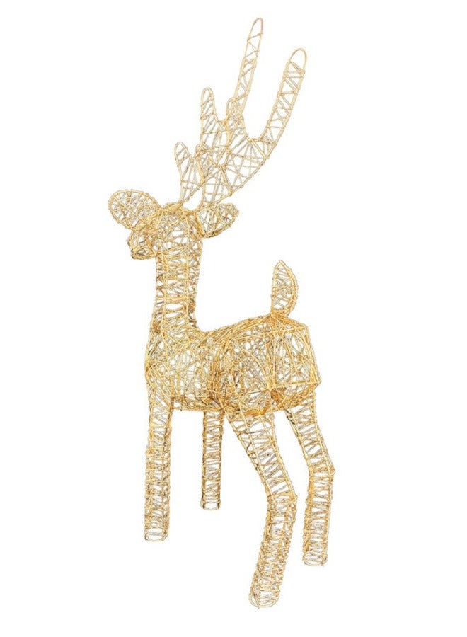 CHRISTMAS MAGIC Metal Reindeer Decoration 60cm - Image 2