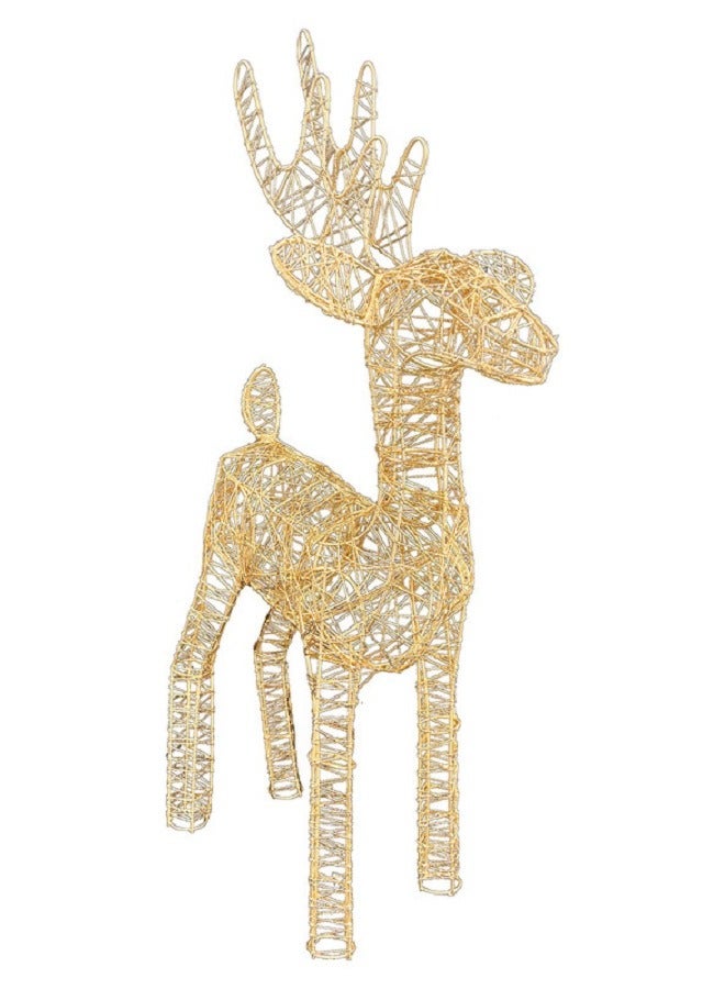 CHRISTMAS MAGIC Metal Reindeer Decoration 60cm - Image 3