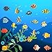 SCAHOW 18PCS Tropical Fish Toys for Kids Plastic Assorted Miniature Sea Creatures Toys Fake Toy Fish Mini Ocean Animal Figures for Toddlers - Image 2