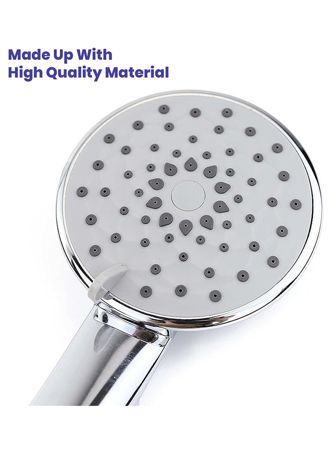 Home Pro Home Pro Shower Head with 5 Function High Pressure Handheld Shower Adjustable Shower Head -Food Grade Silicone Spout-Universal Shower Heads-Chrome Ultra-Thin Best Pressure Boosting Shower Head - Image 3