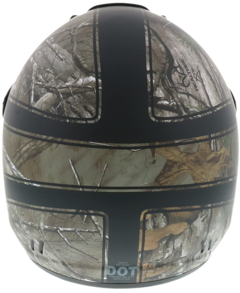 Raider Ambush Realtree Unisex-Adult MX Off-Road Helmet (Xtra Camo, X-Large) - Image 4