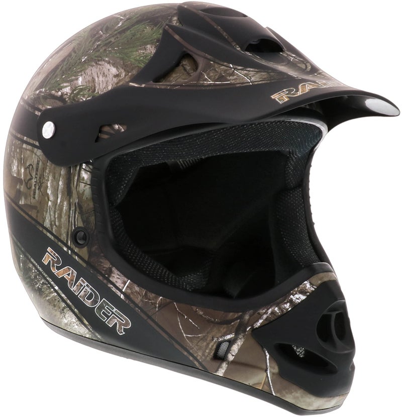 Raider Ambush Realtree Unisex-Adult MX Off-Road Helmet (Xtra Camo, X-Large) - Image 1