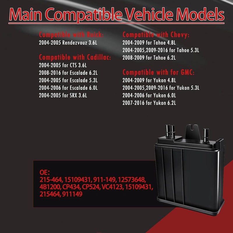 STZJAYE Vapor Canister 911-149 for Buick, Cadillac, Chevy - Compatible with Multiple Models - Image 2