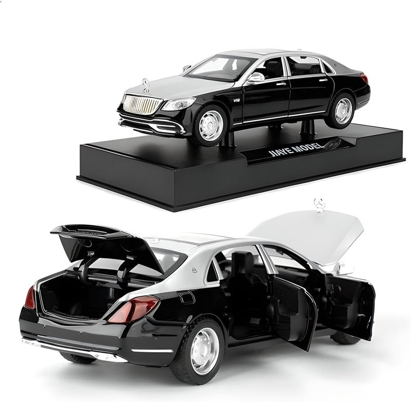 Fitto Rolls-Royce Model Car 1:32 Scale Alloy Diecast - Full Black Luxury Replica, Collectible, Detailed Interior & Exterior, Precision Engineering, Perfect Gift for Car Enthusiasts - Image 5