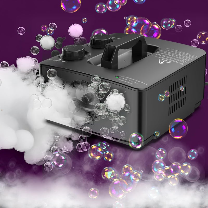 ArtCreativity Fog Bubble Machine 2 in 1 Smoke Bubble Machine with Fog and Bubble Liquid 200 ml Each Smoke Bubble Maker for Spooky Outdoor or Indoor Haunted House Decorations - Image 3