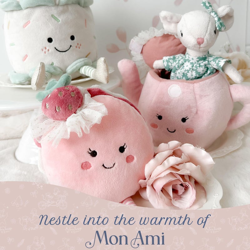 MON AMI Marie Macaron Stuffed Toy | 8-Inch Soft & Squishy Food Plush | Adorable Macaron Plushie for All Ages | Whimsical Nursery & Playroom DÃ©cor - Image 4