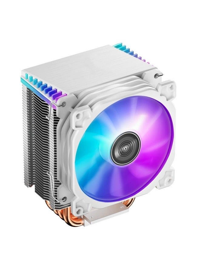 M MIAOYAN New CR1400 CPU radiator tower four heat pipe 5V ARGB synchronized light effect desktop computer temperature control fan  - Image 1
