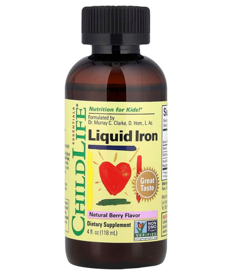 Liquid Iron Natural Berry 4 fl oz (118 ml)