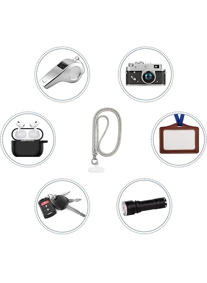 حامل مفاتيح متعدد الاستخدامات للهاتف، يتضمن حبل تعليق، وحزام للرقبة، ورباط للمعصم، مناسب لحافظات الهواتف - ألوان متعددة - Image 4