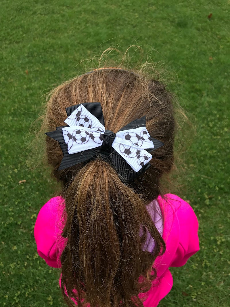 سبورتي بيلا ربطة شعر بنقشة كرة قدم - Image 3